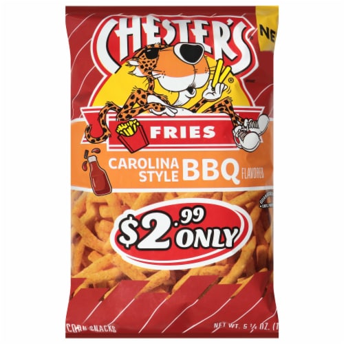 Chester's® Fries Carolina Style BBQ Flavored Corn Snacks Perspective: front