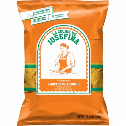 La Cocina De Josefina Lightly Seasoned Tortilla Chips Perspective: front