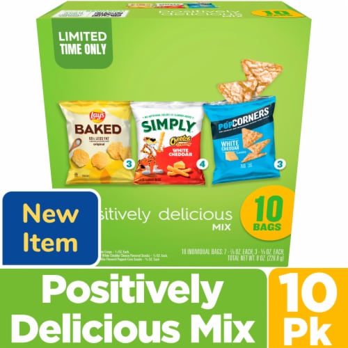 Frito Lay Positively Delicious Mix Chips Variety Pack Perspective: front