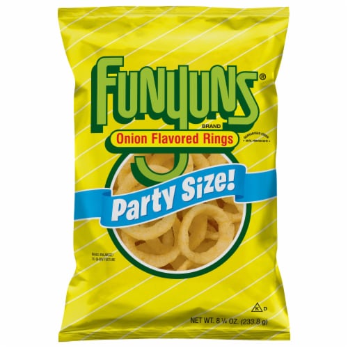 Funyuns® Onion Flavored Rings Party Size Bag Perspective: front