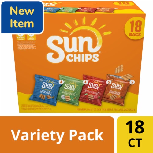 SunChips® Whole Grain Chips Variety Pack Perspective: front