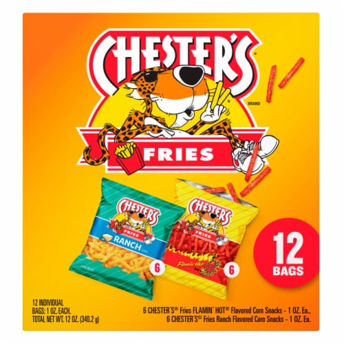 Chester's® Flamin' Hot® and Ranch Fries Variety Pack Perspective: front