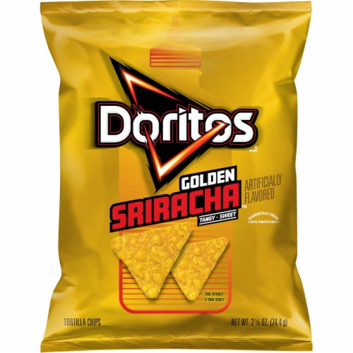 Doritos® Golden™ Sriracha Tortilla Chips Perspective: front