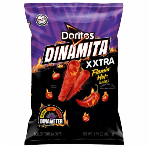 Doritos® Dinamita® Tortilla Chips XXtra Flamin Hot® Flavored Perspective: front
