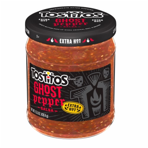 Tostitos® Extra Hot Ghost Pepper Salsa Dip Perspective: front
