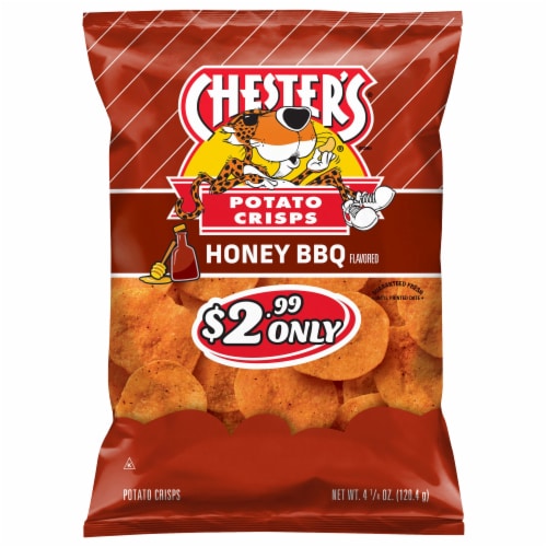Chester's® Fries Potato Crisps Honey BBQ Flavored Perspective: front