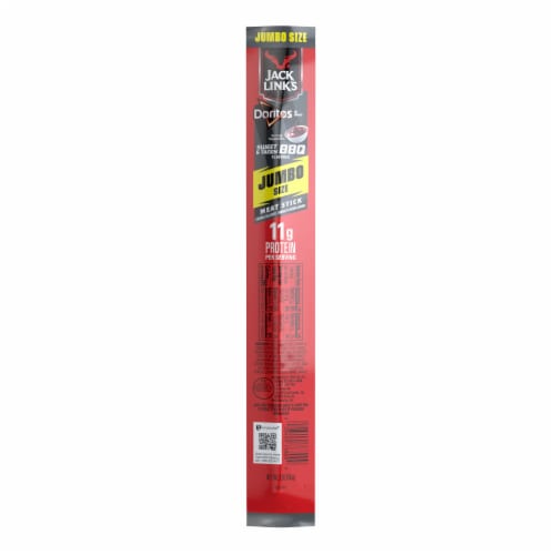 Jack Link's Doritos® Sweet & Tangy BBQ Flavored Beef Jerky Perspective: front