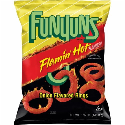Funyuns® Flamin' Hot® Onion Flavored Rings Perspective: front