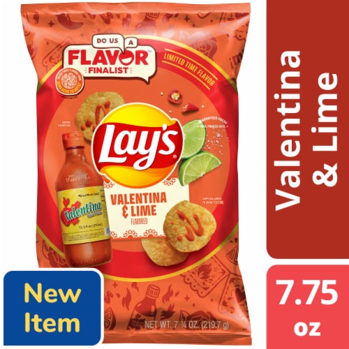 Lay's® Valentina & Lime Potato Chips Perspective: front