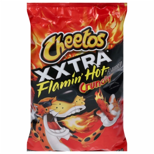 Cheetos® Xxtra Flamin' Hot® Crunchy Cheese Flavored Snacks Perspective: front