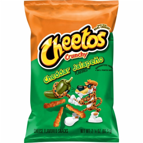 Cheetos® Cheddar Jalapeno Cheese Flavored Snacks Perspective: front