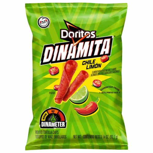 DORITOS® Dinamita® Chile Limon Tortilla Chips Perspective: front