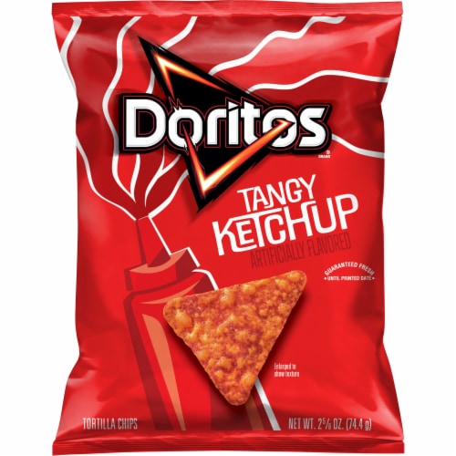 Doritos® Tangy Ketchup Flavored Tortilla Chips Perspective: front