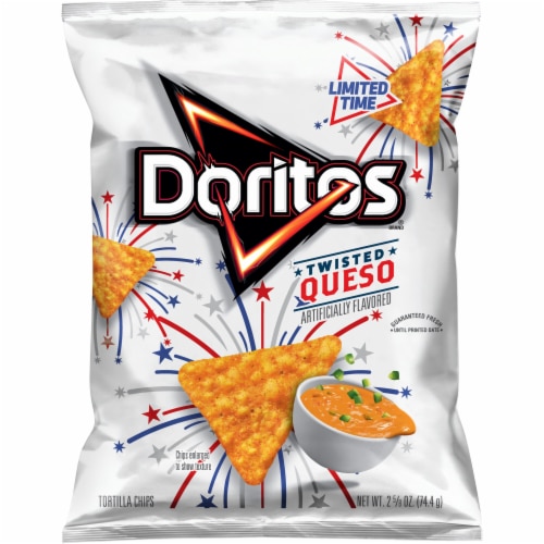 Doritos® Twisted Queso Artificial Flavored Tortilla Chips Perspective: front