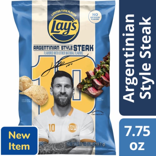 Lay's® Argentinian Style Steak Potato Chips Perspective: front