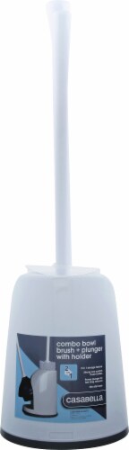 Casabella Bowl Brush and Plunger Set Perspective: front