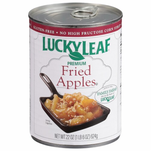 Lucky Leaf Premium Fried Apples Perspective: front