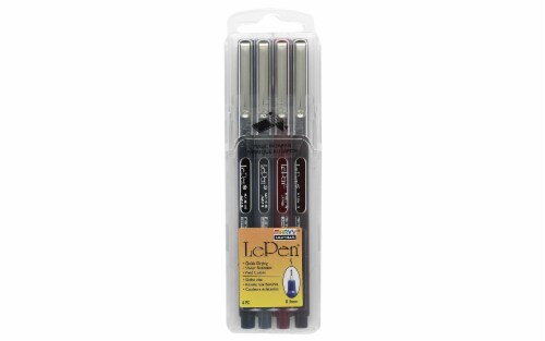 Le Pen Fine Point Dark Set, 4 pk - Fred Meyer