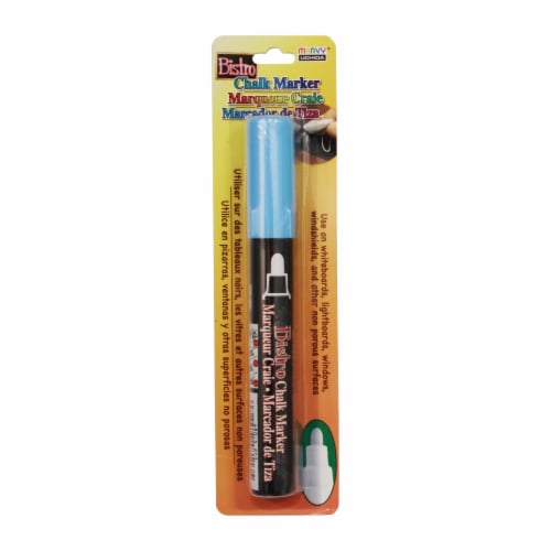 Bistro Bullet Tip-Fluorescent Blue Chalk Marker Perspective: front