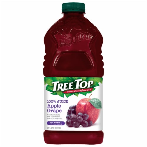 Tree Top® Apple Grape 100% Juice Perspective: front