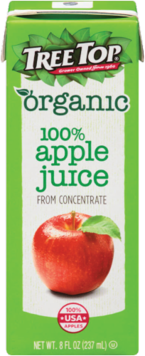 Tree Top Organic 100% Apple Juice Perspective: front
