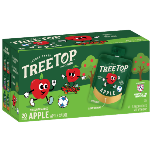Tree Top® Apple Sauce Pouches Perspective: front