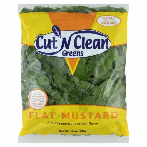 Cut 'N Clean Greens Flat Mustard Perspective: front