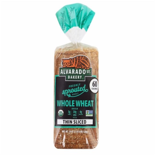 Alvarado Street® Thin Sliced Sprouted Whole Wheat Bread Perspective: front