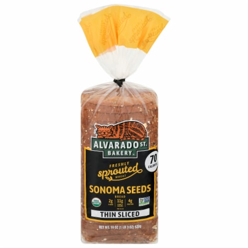 Alvarado Street® Thin Sliced Sprouted Wheat Sonoma Seeds Bread Perspective: front