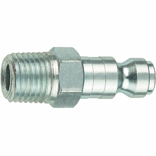 Tru-Flate 3/8 In. MNPT T-Style Steel Plug 12-605 Perspective: front