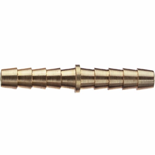 Tru-Flate 3/8 In. Brass Hose Splicer 21-467 Perspective: front