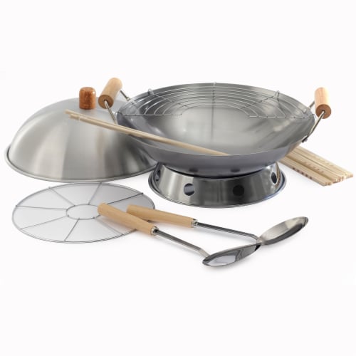 Norpro Wok Set - 10 Piece Perspective: front
