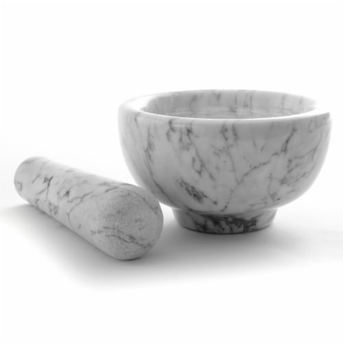 Norpro Marble Mortar and Pestle - Gray Perspective: front