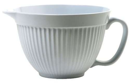 Norpro 4 Quart White Grip EZ Mixing Bowl Perspective: front