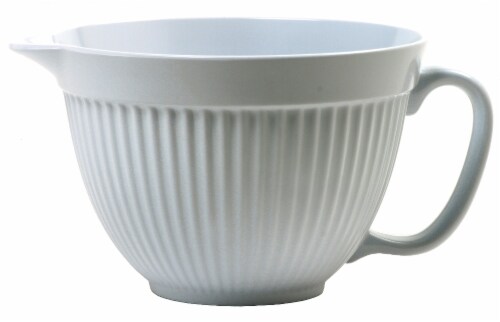 Norpro 4 Quart White Grip EZ Mixing Bowl Perspective: front