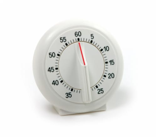 Norpro 60-Minute Timer - White Perspective: front