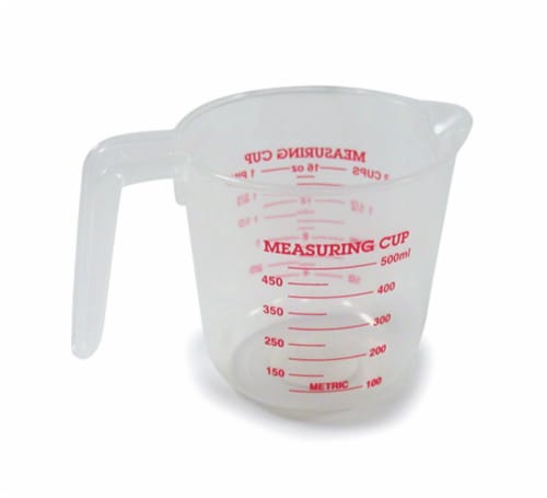 Norpro Plastic Measuring Cup - Clear Perspective: front