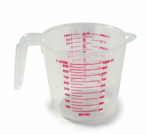 250/500/1000ML Plastic Transparent Measuring Cup Jug Pour