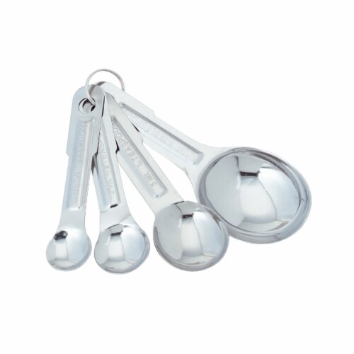 Norpro Stainless Steel Measuring Spoons (4-Piece) 3050 Perspective: front