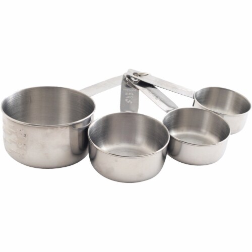 Norpro Stainless Steel Measuring Cup Set Perspective: front