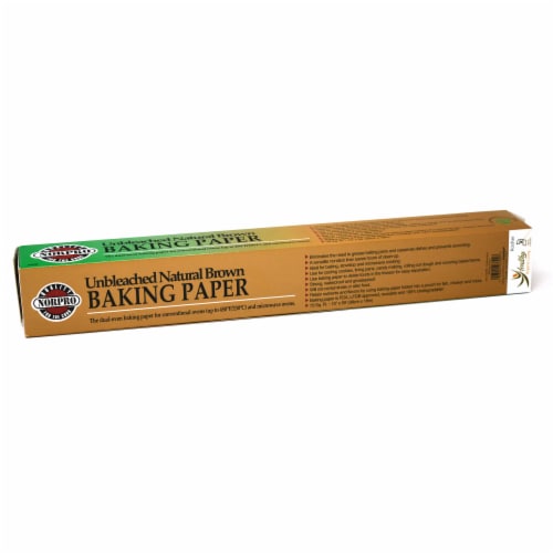 Norpro Unbleached Natural Brown Baking Parchment Paper Perspective: front
