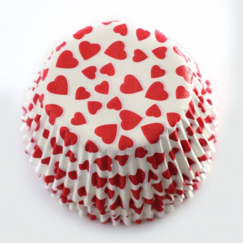 Nordic Products Inc Heart Muffin Cups Perspective: front