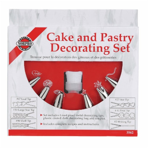 Norpro Decorating Icing Set in White Perspective: front