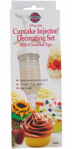 Norpro Cupcake Injector and Decorating Set Perspective: front