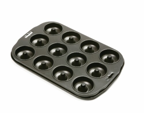 Nonstick Mini Donut Pan - Gray Perspective: front