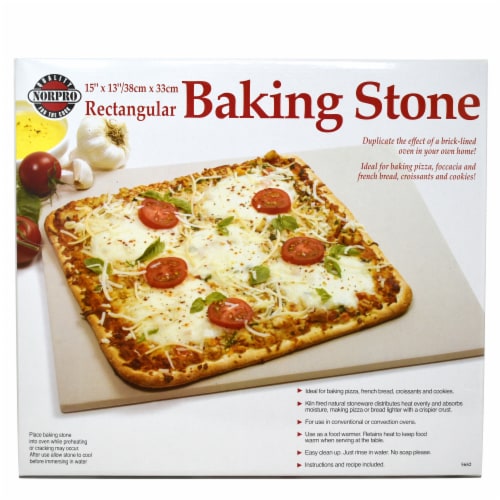 Norpro Pizza Baking Stone Perspective: front
