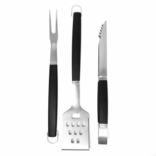 Norpro Stainless Steel Barbecue Tool Set Perspective: front
