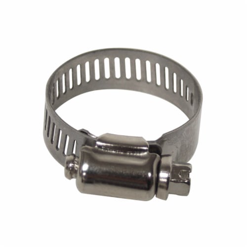 PlumbCraft® Stainless Steel Clamp - Silver Perspective: front