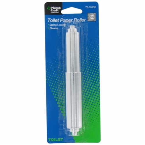 Plumb Craft Chrome Toilet Paper Roller Perspective: front