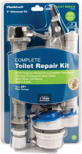 PlumbCraft® Complete Toilet Repair Kit Perspective: front